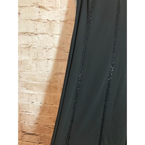 Vintage Votre Nom Dress Womens Medium Black Beaded LBD Flapper Party - Picture 7 of 10